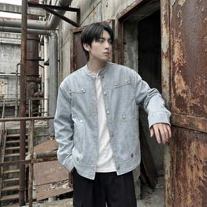 现货 2026飞行夹克外套春秋薄款痞帅街头潮牌立领上衣 DK568-P118，男装夹克，星座1017