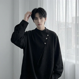 现货新中式痞帅衬衣高级感小香风衬衫微闪潮流痞帅衬衣A903-P68，男装衬衫，星座1017