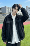 现货2026春季工装休闲夹克高级感牛仔外套JK11-P100，男装工装外套，星座1017