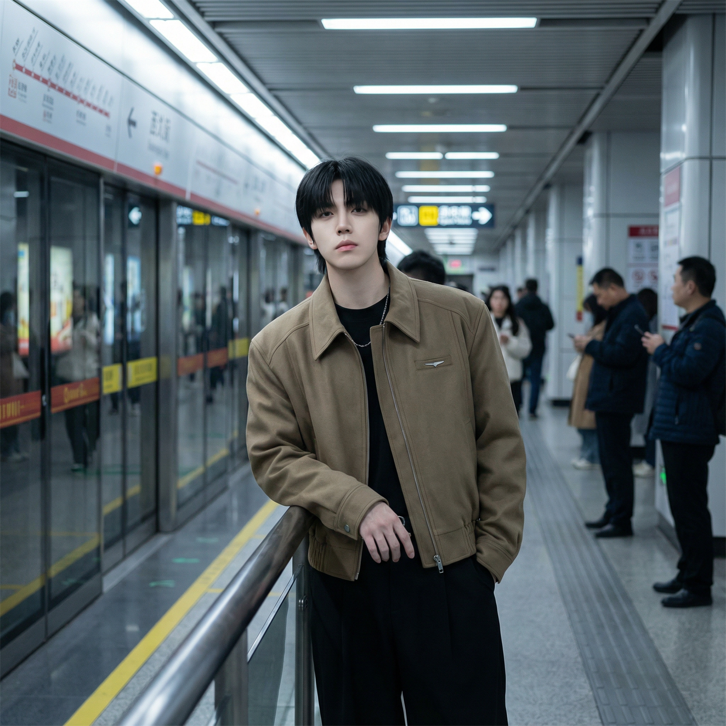 现货2025棒球领短款夹克高级感美式垫肩外套HJ7727-P90X149，男装夹克，星座1017