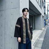 现货 春秋风蟒纹印花拼接男士道袍汉服 D3206-P78,男装民族服装,星座1017, 现货 春秋风蟒纹印花拼接男士道袍汉服 D3206-P78,男装民族服装,星座1017,