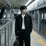 现货2025棒球领短款夹克高级感美式垫肩外套HJ7727-P90X149，男装夹克，星座1017