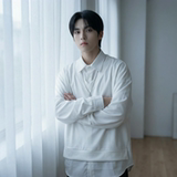 现货假两件长袖衬衫宽松衬衣港风休闲百搭上衣GK25-P58，男装衬衫，星座1017