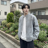 现货2026飞行夹克外套春秋薄款痞帅街头潮牌立领上衣DK568-P118，男装夹克，星座1017