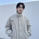 现货美式复古加厚休闲外套韩版宽松立领短款外套GK801-P118，女装短外套，星座1017