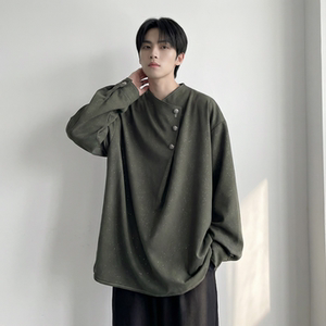 现货新中式痞帅衬衣高级感小香风衬衫微闪潮流痞帅衬衣 A903-P68，男装衬衫，星座1017