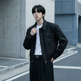 现货2025棒球领短款夹克高级感美式垫肩外套HJ7727-P90X149，男装夹克，星座1017