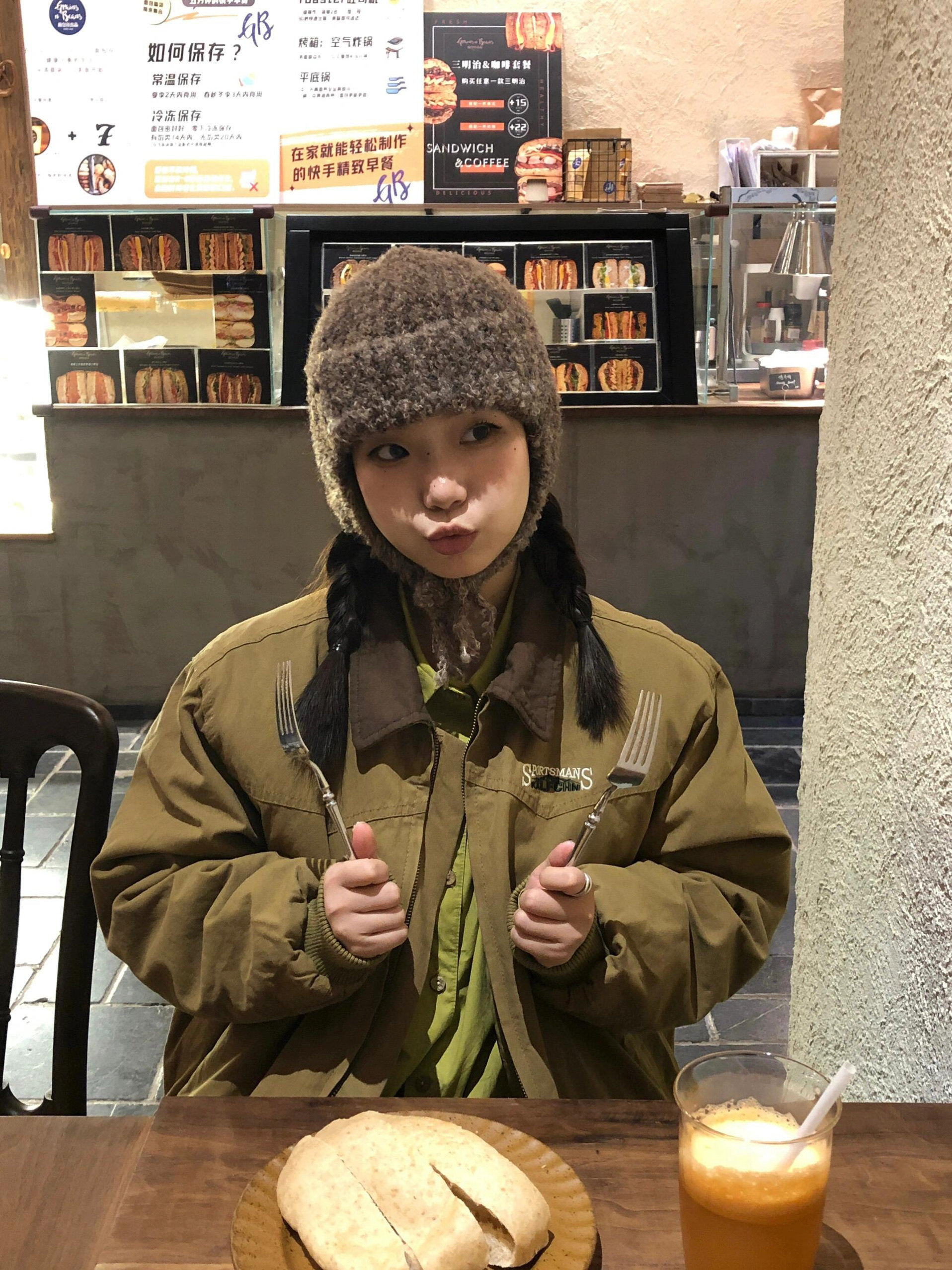 出游针织帽女休闲秋冬