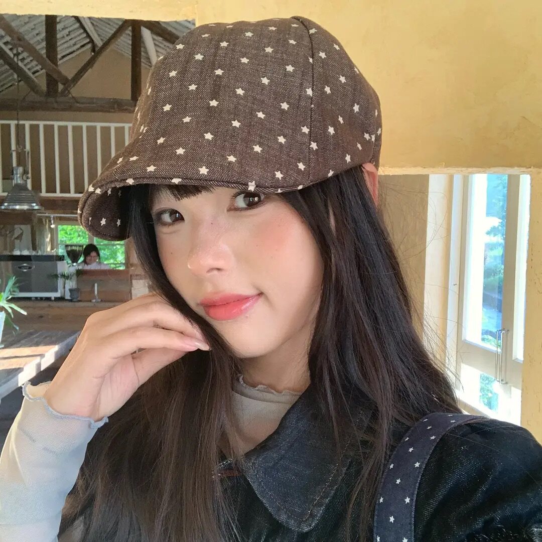 水洗牛仔满天星报童帽软檐小檐鸭舌八角帽森系少女百搭通勤画家帽