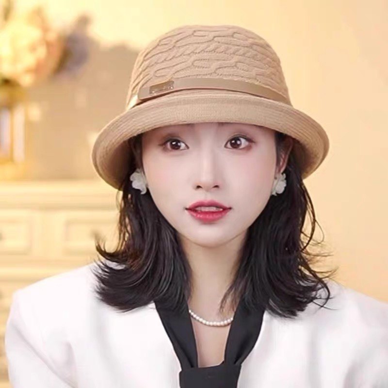 日系卷边渔夫帽子女款秋冬季时尚素颜妈妈款简约防寒保暖盆帽,服饰配件/皮带/帽子/围巾,帽子,淘宝优惠券,粉丝福利购,淘宝优惠卷