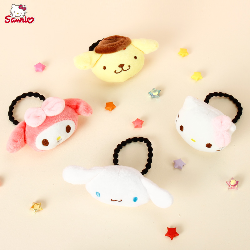 hellokitty卡通毛绒柔软发圈