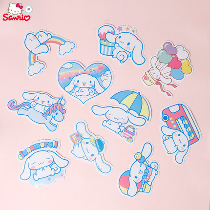 三丽鸥玉桂狗防水人物贴纸可爱装饰DIY学生贴画卡通ns少女の手帐