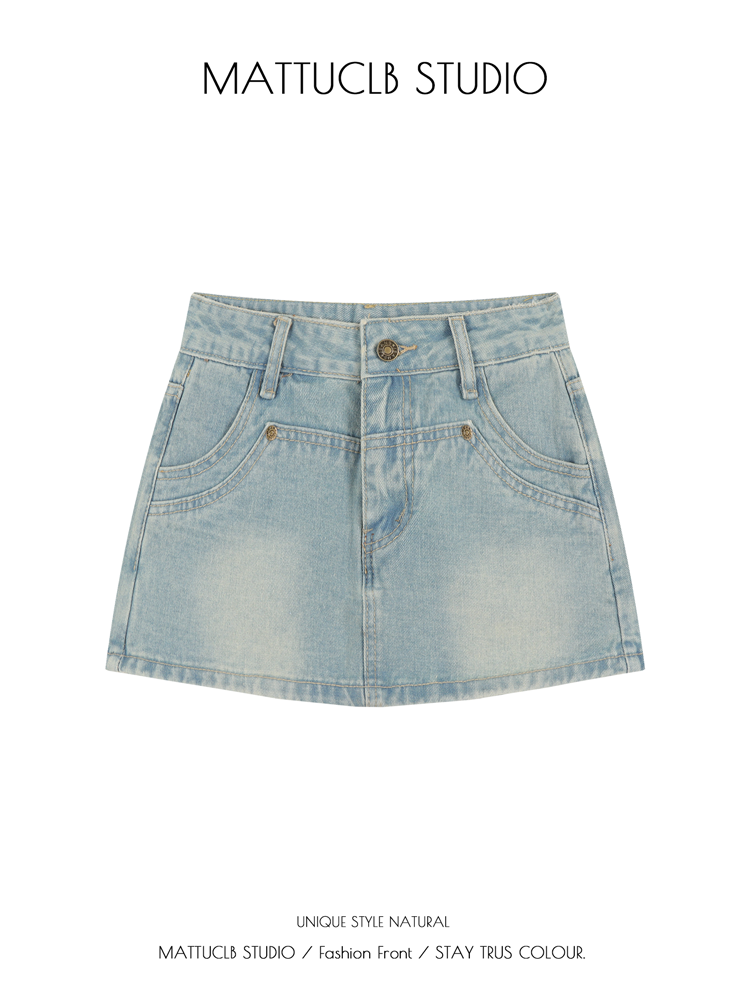 Тайд DENIM мини-юбка, облегающая юбка, защитное нижнее белье, брюки, высокий пояс,Slim Fit, силуэт A-линия, акцент на бёдрах