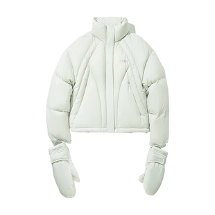 中国李宁羽绒服冬季女款2025新款舒适百搭休闲保暖外套AYMV480-1