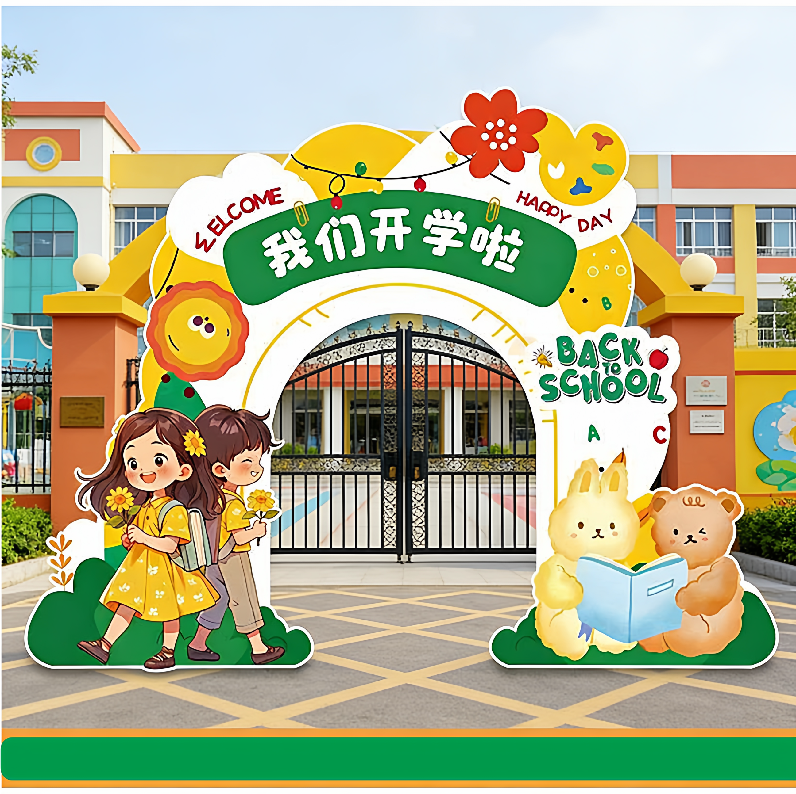 开学仪式感场景布置幼儿园小学升班入学典礼装饰拍照框道具kt板,节庆用品/礼品,装扮布置套餐,淘宝优惠券,粉丝福利购,淘宝优惠卷