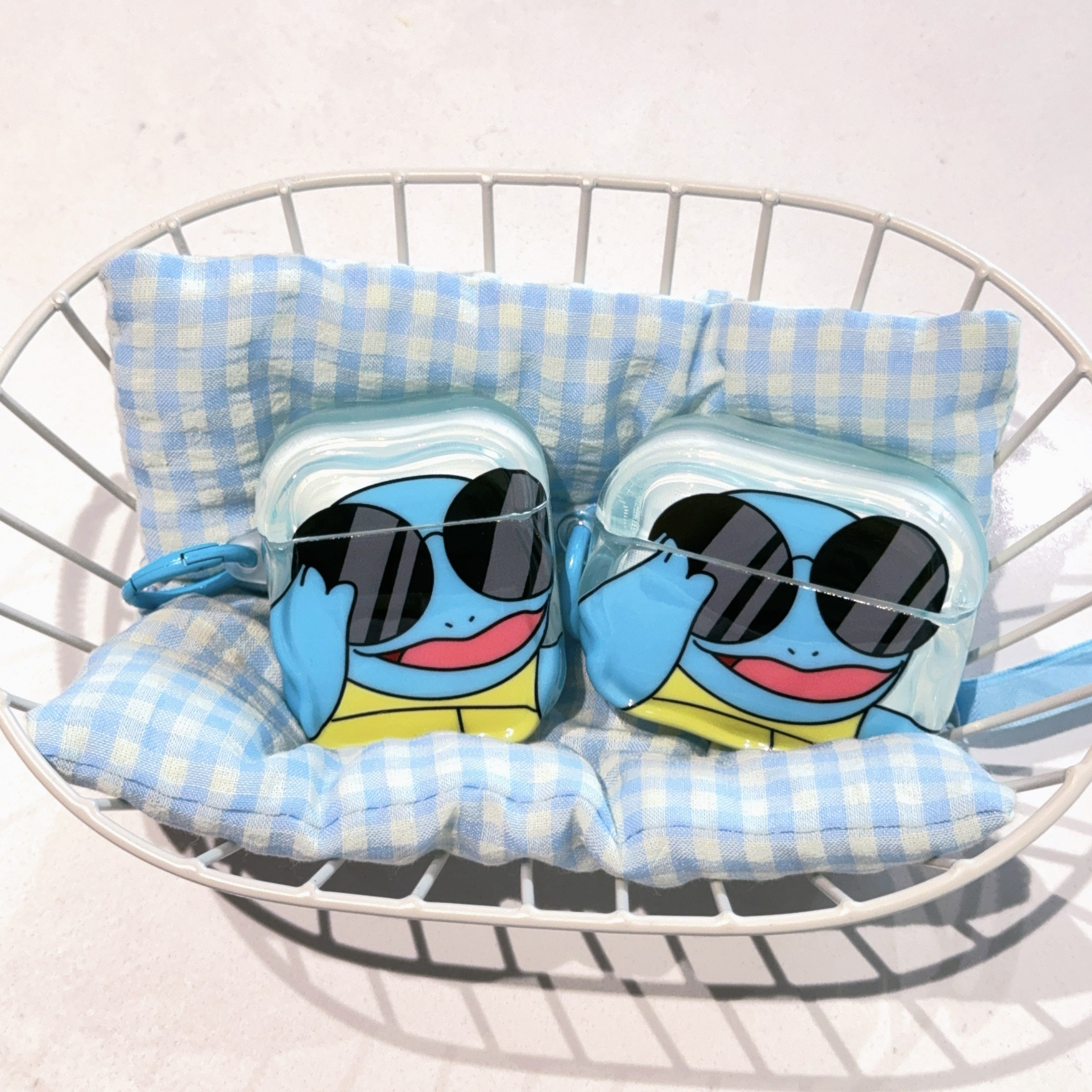 动漫卡通杰尼龟AirPods保护套 适用airpods4保护壳苹果耳机保护套 苹果airpods pro3保护套无线蓝牙耳机壳3代