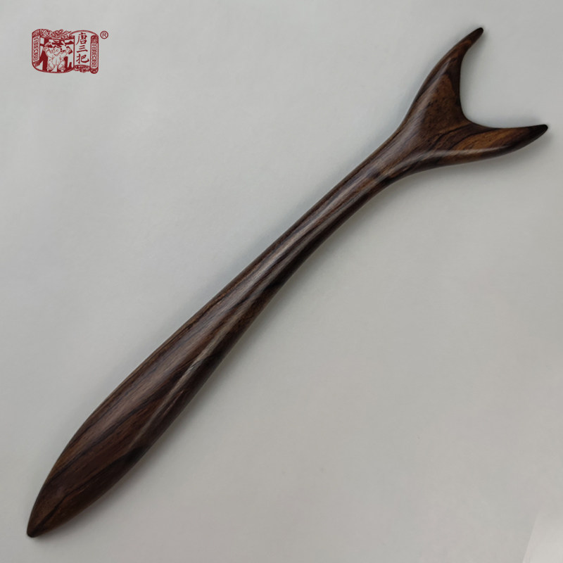 唐三把紫心木鱼叉发簪实木现代双面造型发饰丸子头盘发可爱鱼形簪,饰品/流行首饰/时尚饰品新,发饰,淘宝优惠券,粉丝福利购,淘宝优惠卷