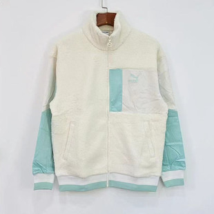 PUMA彪马男子休闲冬季立领羊羔绒防风保暖运动夹克外套534678-93