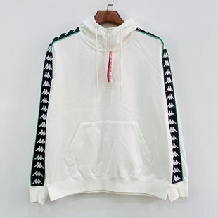 Kappa卡帕男款 上衣外套K0B52MT62 运动卫衣春秋休闲针织套头帽衫