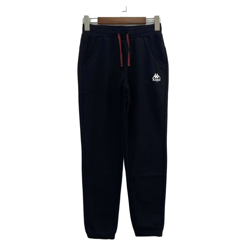 S码/Kappa卡帕女子运动长裤秋冬休闲加绒保暖收口小脚裤K0862AK04