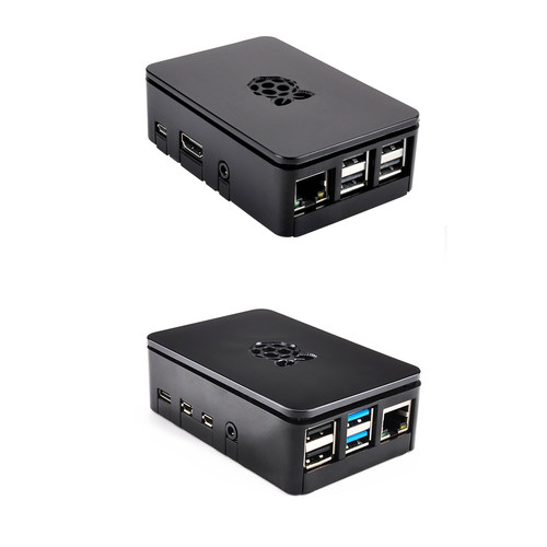 2代外壳盒子可安装风扇树莓派