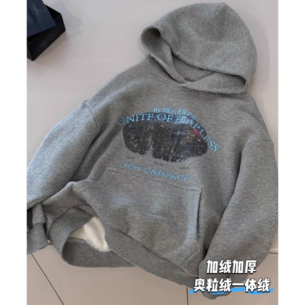 童装男童卫衣韩版新款洋气秋款儿童连帽衫中大童潮牌宽松长袖上衣