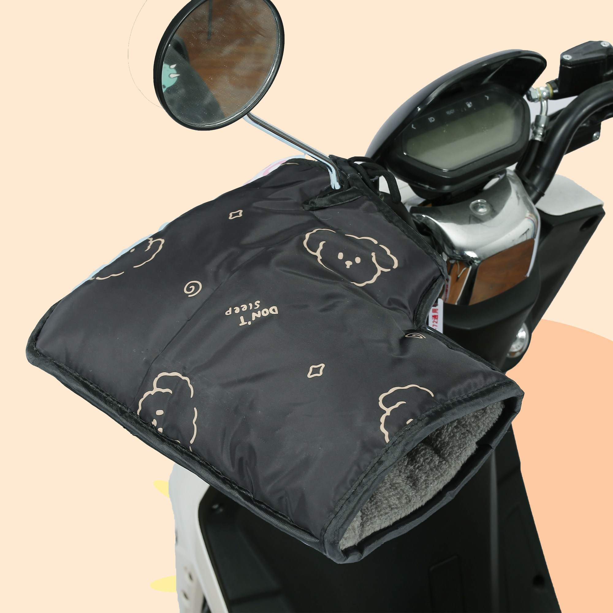 电动自行车手套冬季保暖摩托车把套骑电车防风水电瓶车护手罩骑行