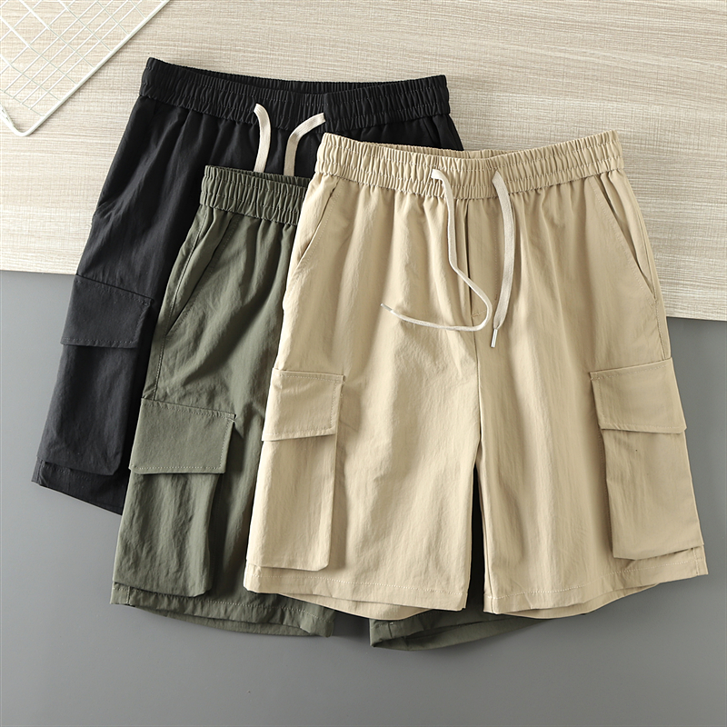 五分裤多口袋短裤夏季男士