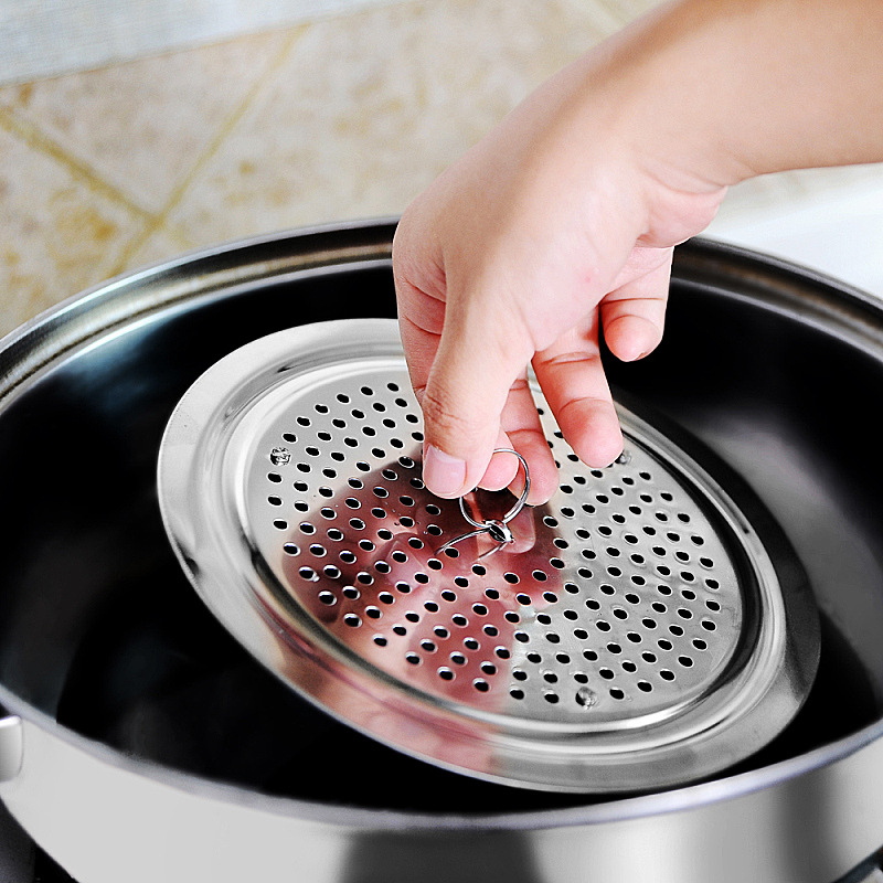 日本品牌ECHO小号不锈钢蒸架 蒸盘架子 多功能蒸格 蒸笼蒸屉