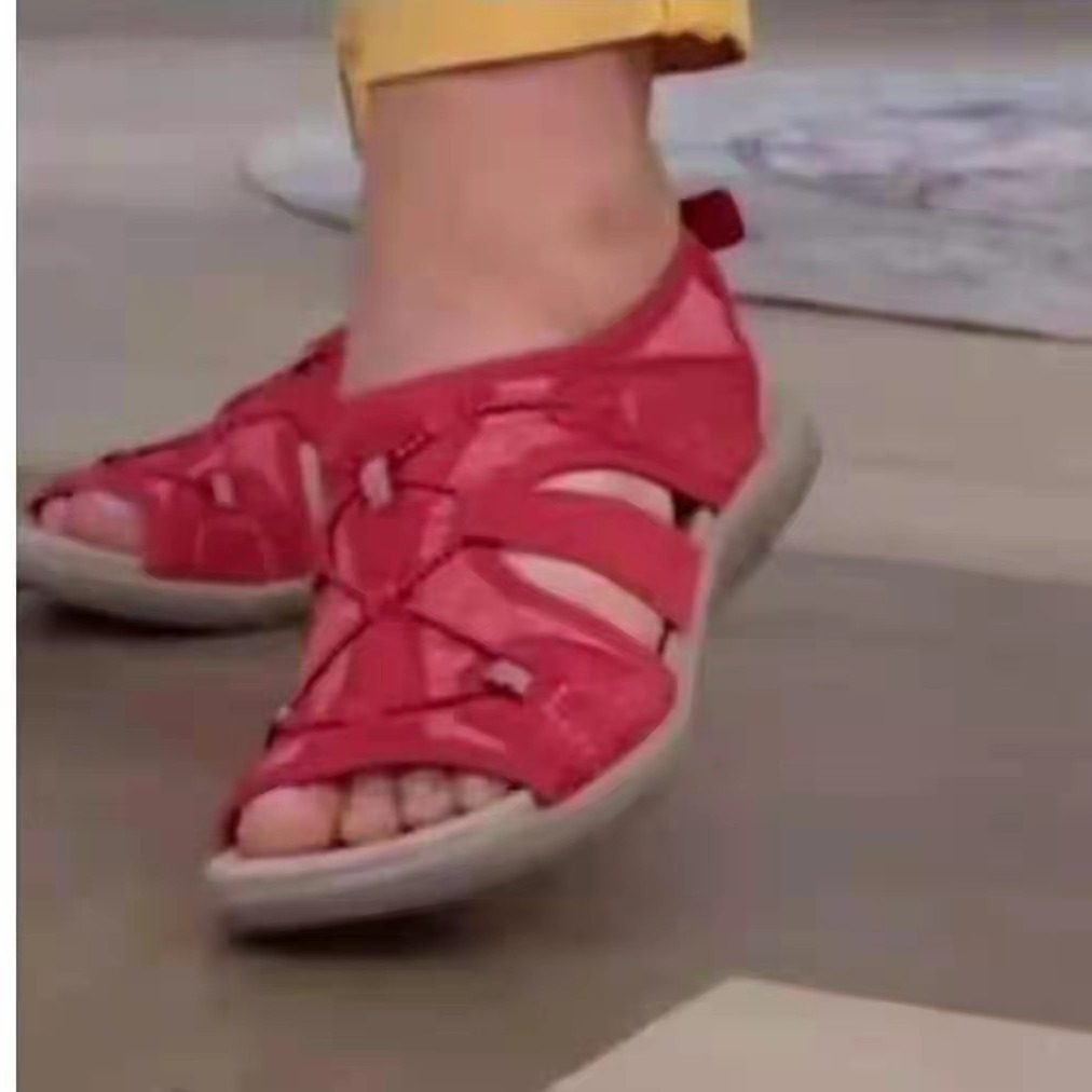 2026 shoes women新款罗马坡跟欧美凉鞋圆头魔术贴复古一字大码沙,户外/登山/野营/旅行用品,沙滩鞋/凉鞋/拖鞋,淘宝优惠券,粉丝福利购,淘宝优惠卷