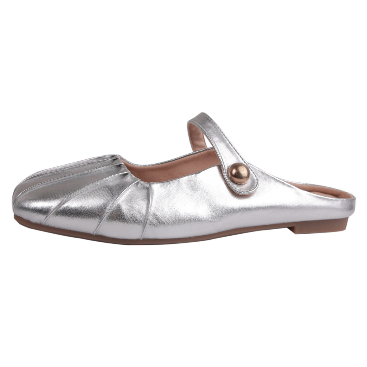 2026 shoes women银色平底包头半拖凉鞋女春秋高级感夏季外穿玛丽,户外/登山/野营/旅行用品,沙滩鞋/凉鞋/拖鞋,淘宝优惠券,粉丝福利购,淘宝优惠卷