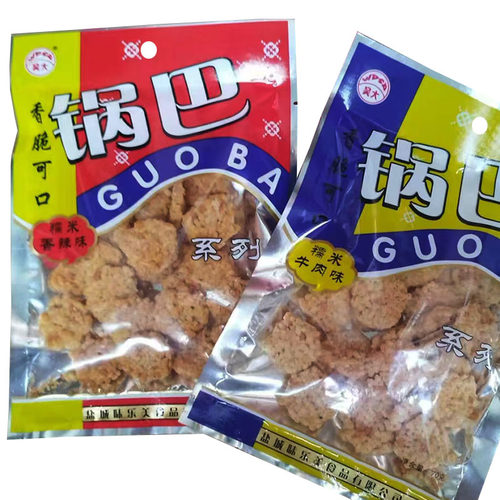 吴大锅巴香辣味牛肉味锅巴