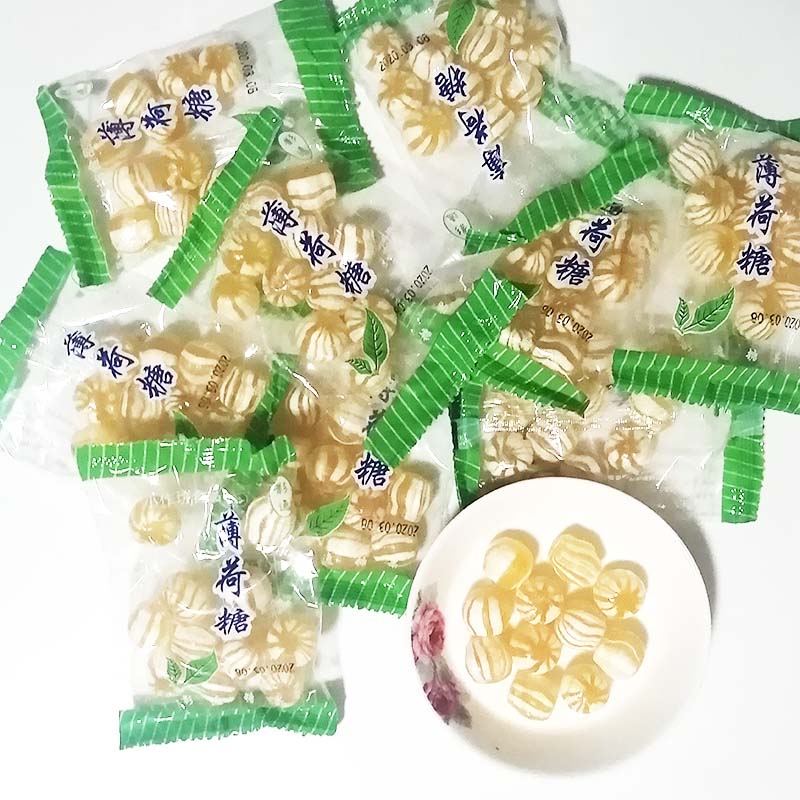 特价包邮 江苏特产薄荷糖润喉糖清糖手工砂板糖350g糖果清脑润喉