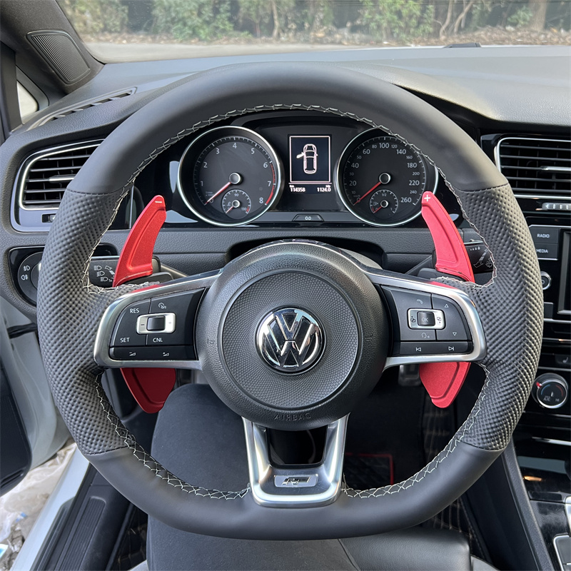高尔夫7rline专用手缝方向盘套