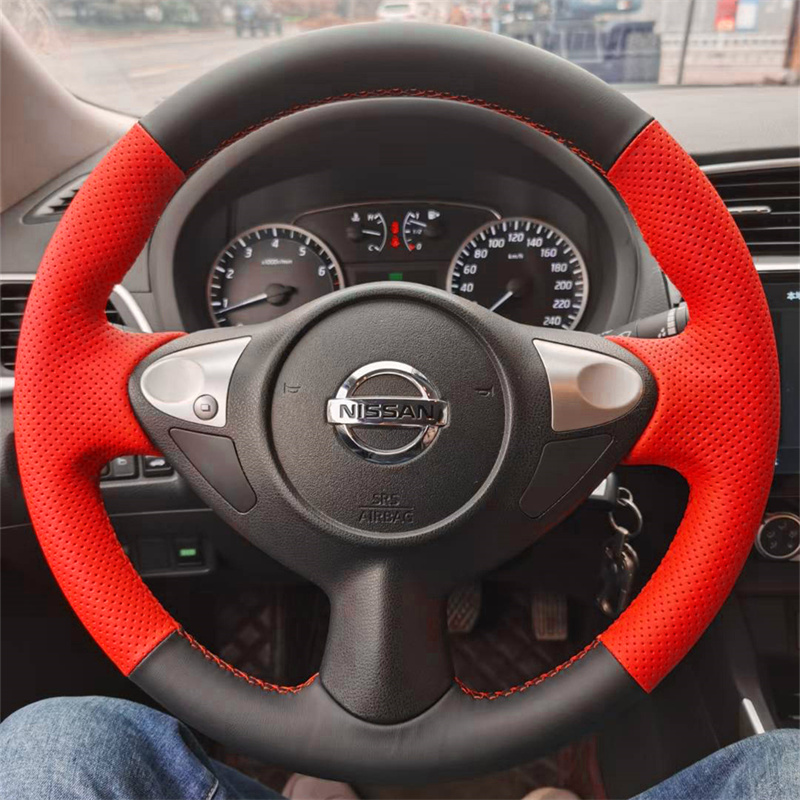 日产经典轩逸专用手缝方向盘套