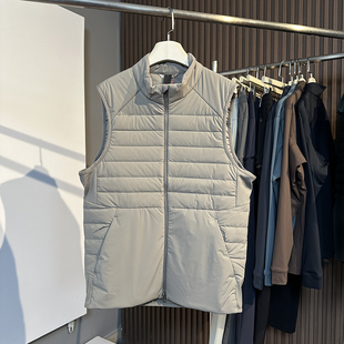 lulu平替 秋冬户外运动休闲外套防风防泼水男女保暖立领羽绒马甲