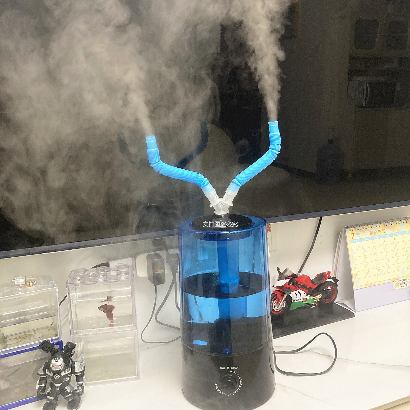 爬宠雨林苔藓加湿器家用大容量喷脸动植物大雾超声波带管养花增湿