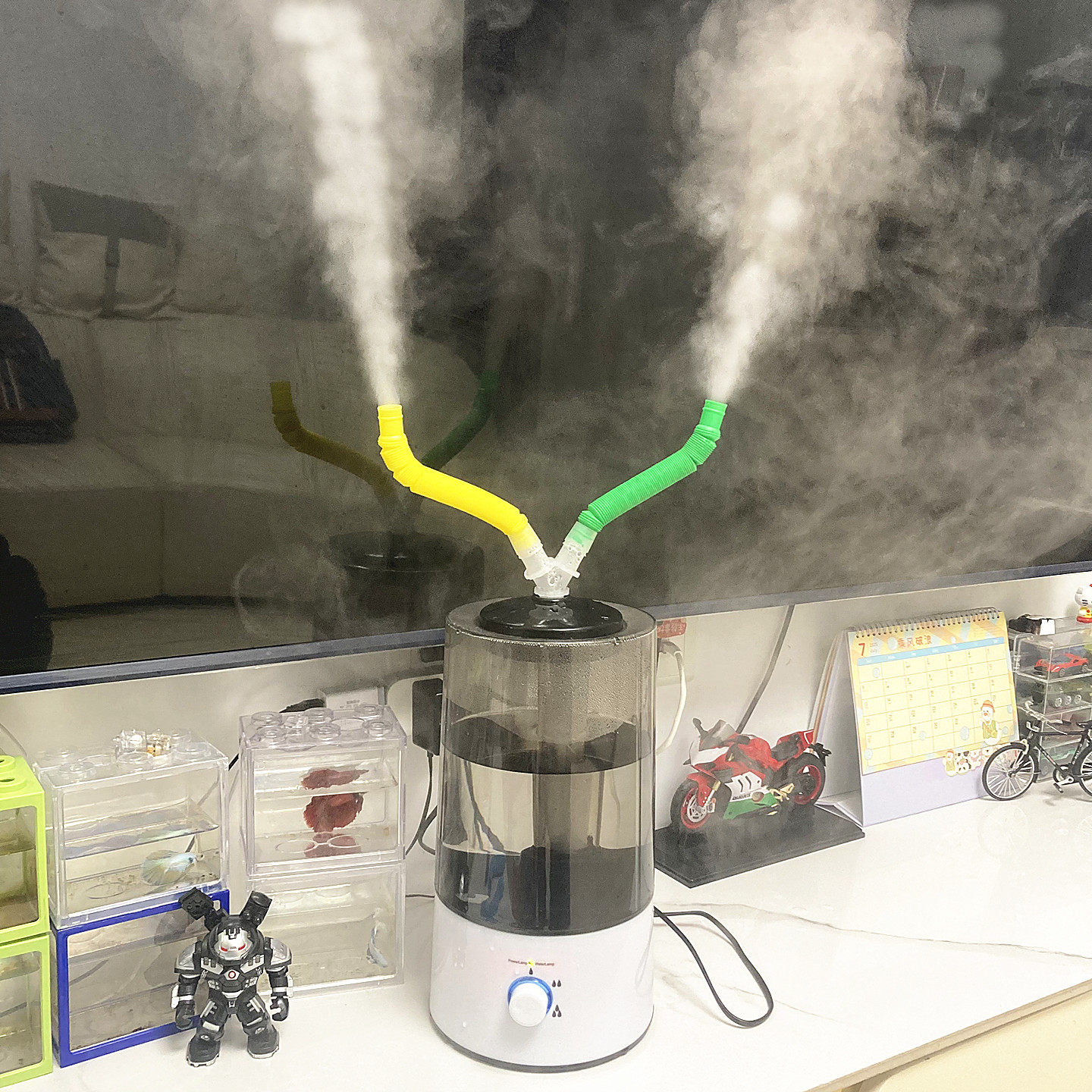树蛙保湿加湿器动植物造雾增湿盆景多肉喷苔藓养花大雾超声波带管