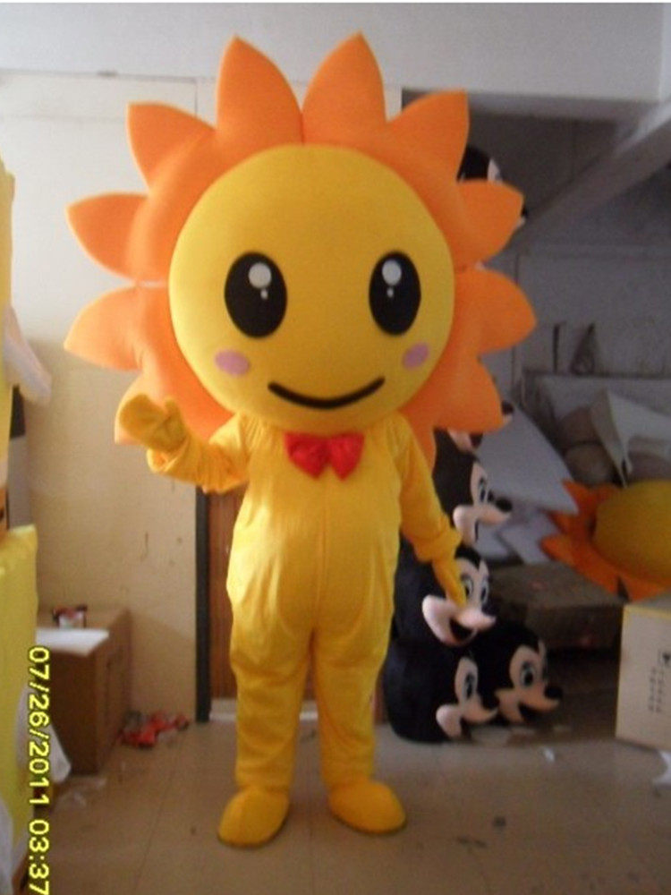 太阳花人偶服装地球玩偶服饰定制