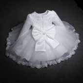 花童礼服女童公主裙蓬蓬纱裙周岁生日演出服儿童女宝宝洋气主持人