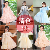春装 清仓 礼服春秋季 洋气2026新款 女童毛衣公主连衣裙子儿童装