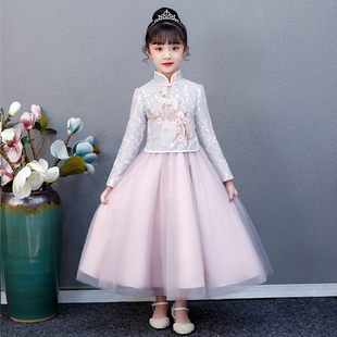 儿童演出服装古装女童汉服古筝中国风幼儿园民族国学中国风万圣节