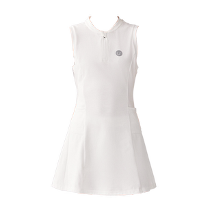 运动连衣裙女童2025新款弹力吸湿排汗高尔夫羽毛球裙子儿童网球裙