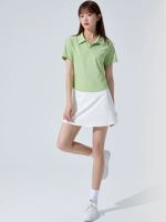 Свежий комплект, белая мини-юбка, короткий рукав