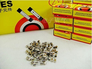 玻璃管保险丝 6X30 （1A~20A)熔断器 保险管/100只/盒  250V
