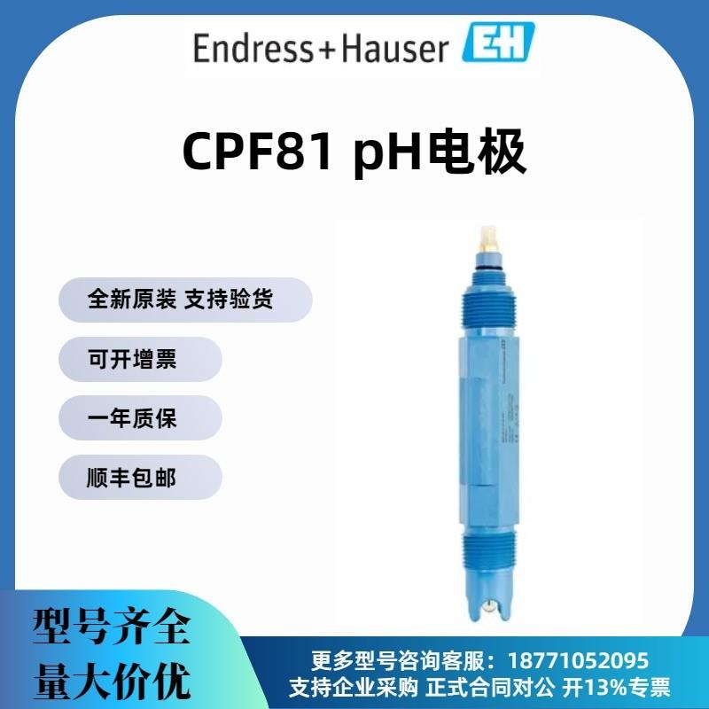 议价E+H恩德斯豪斯CPF81-LH11C2模拟式pH电极传感器 德国进口正品