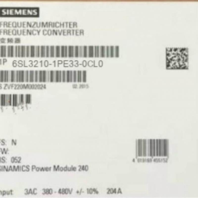 议价6SL3210-1PE33-0CL0西门子G120变频器160KW全新6SL32101PE330
