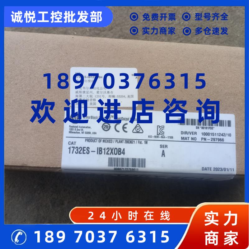 议价罗克韦尔1732ES-IB12XOB4 原装 1732ES-IB12X0B4   AB