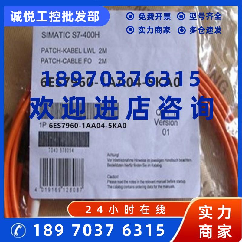 议价6ES7960-1AA04-5KA0西门子S7-400H转接电缆 LWL 10m 用于同步