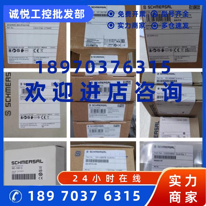 议价Schmersal施迈赛 101163440 全新安全继电器 SRB201ZH 24VDC